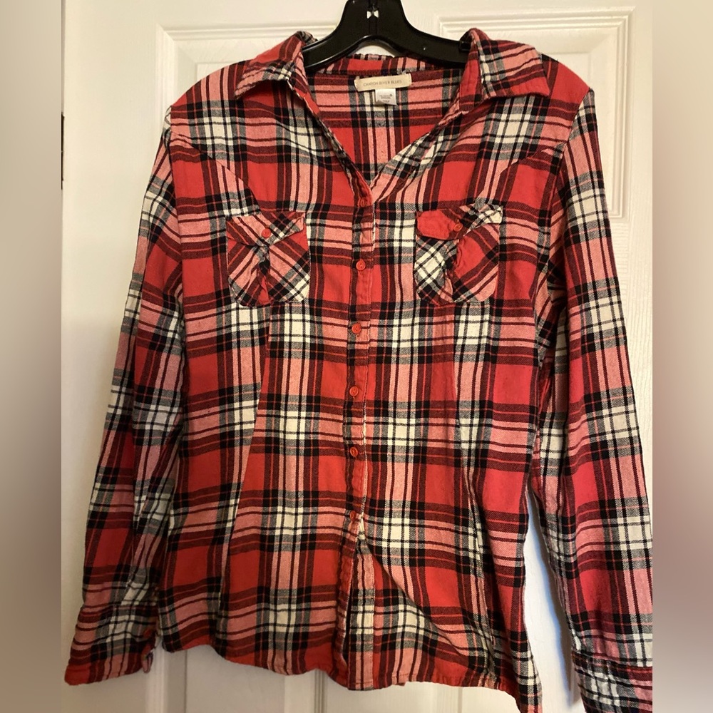 Junior’s Large Canyon River Blues Flannel
